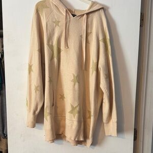 Torrid Cream and Gold Star Sweater